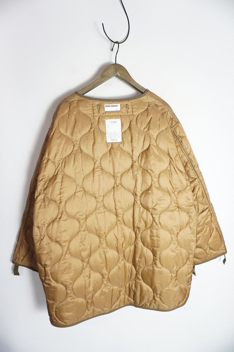 正規 Johnbull ジョンブル M-65 LINER PARKA TOP KHAKI ライナー キルティング ジャケット TK233L01 茶 ブラウン M 本物 1023P 4