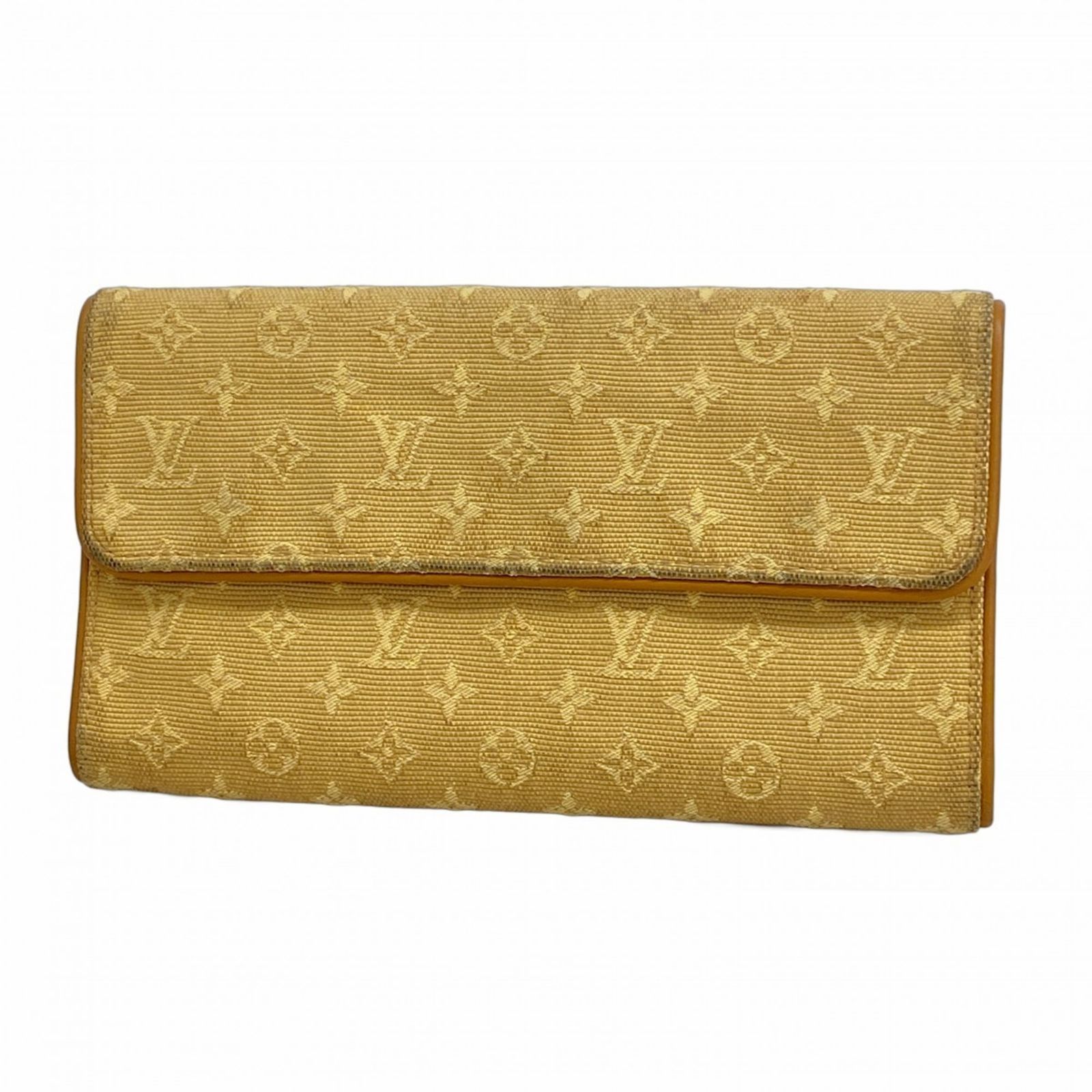 ルイ ヴィトン Louis Vuitton ルイ ヴィトン 三つ折り長財布 モノグラム ミニ ポルトトレゾールインターナショナル M92444 ベージュメンズ レディース