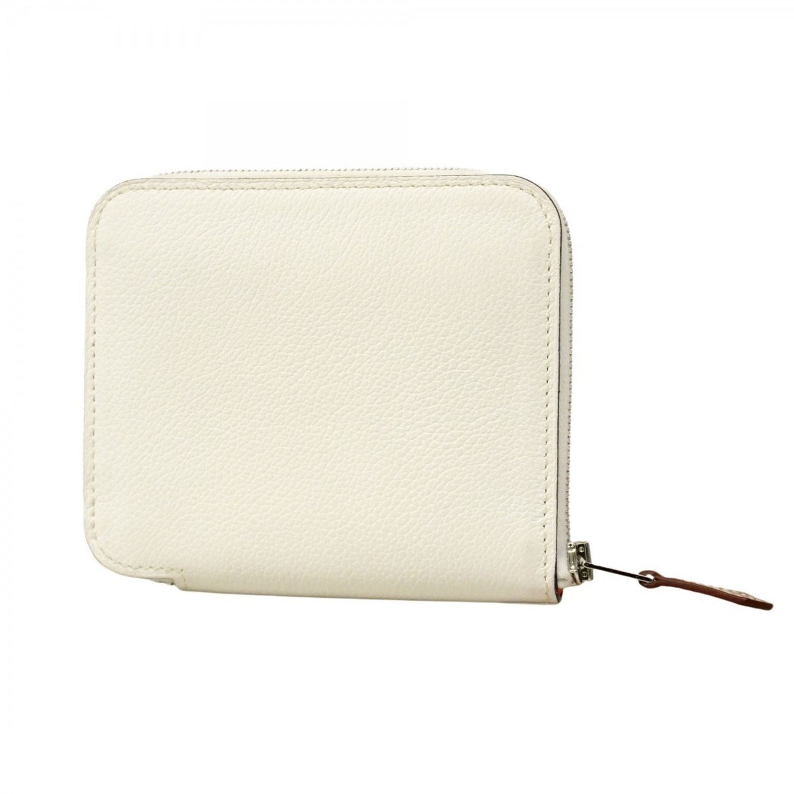 エルメス Hermes エルメス 財布 コインケース アザップシルクインコンパクト エヴァ― ニューホワイト カプシーヌ B刻印レディース