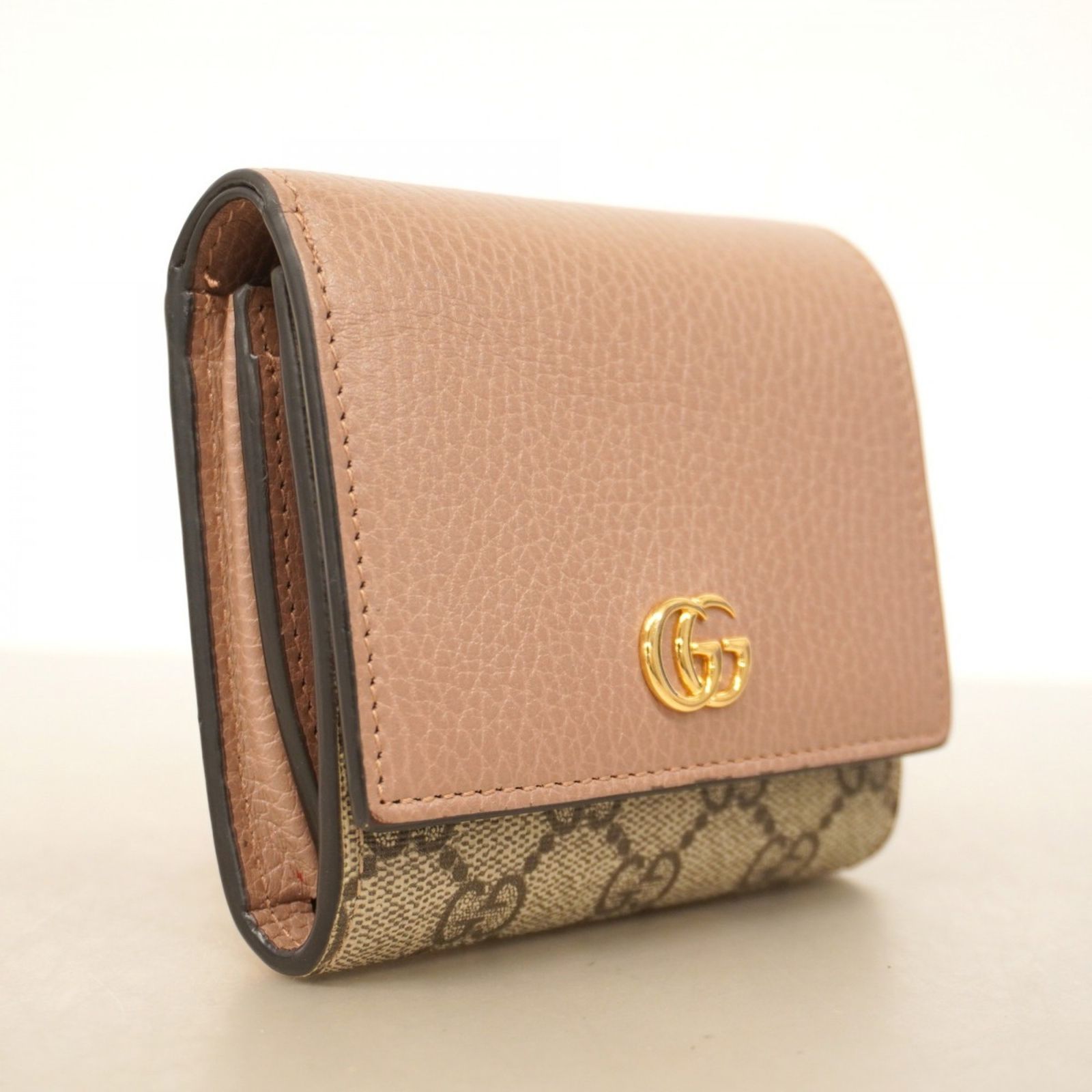 グッチ Gucci グッチ 財布 GGマーモント GGスプリーム 598587 レザー ブラウン シャンパンレディース