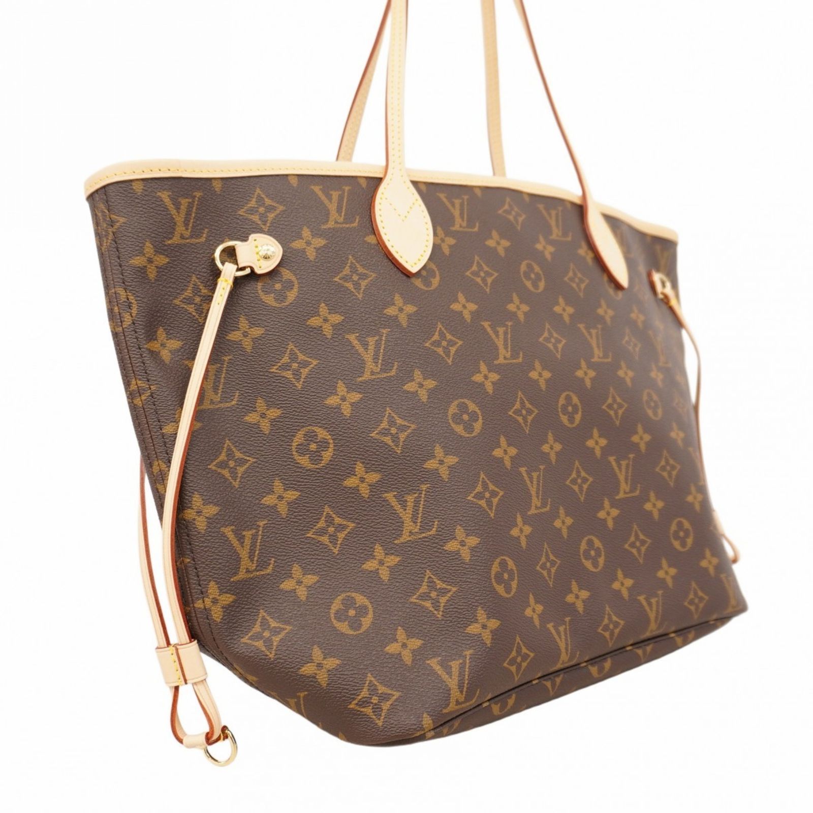 ルイ ヴィトン Louis Vuitton ルイ ヴィトン トートバッグ モノグラム ネヴァーフルMM M46975 ブラウン ローズベージュレディース