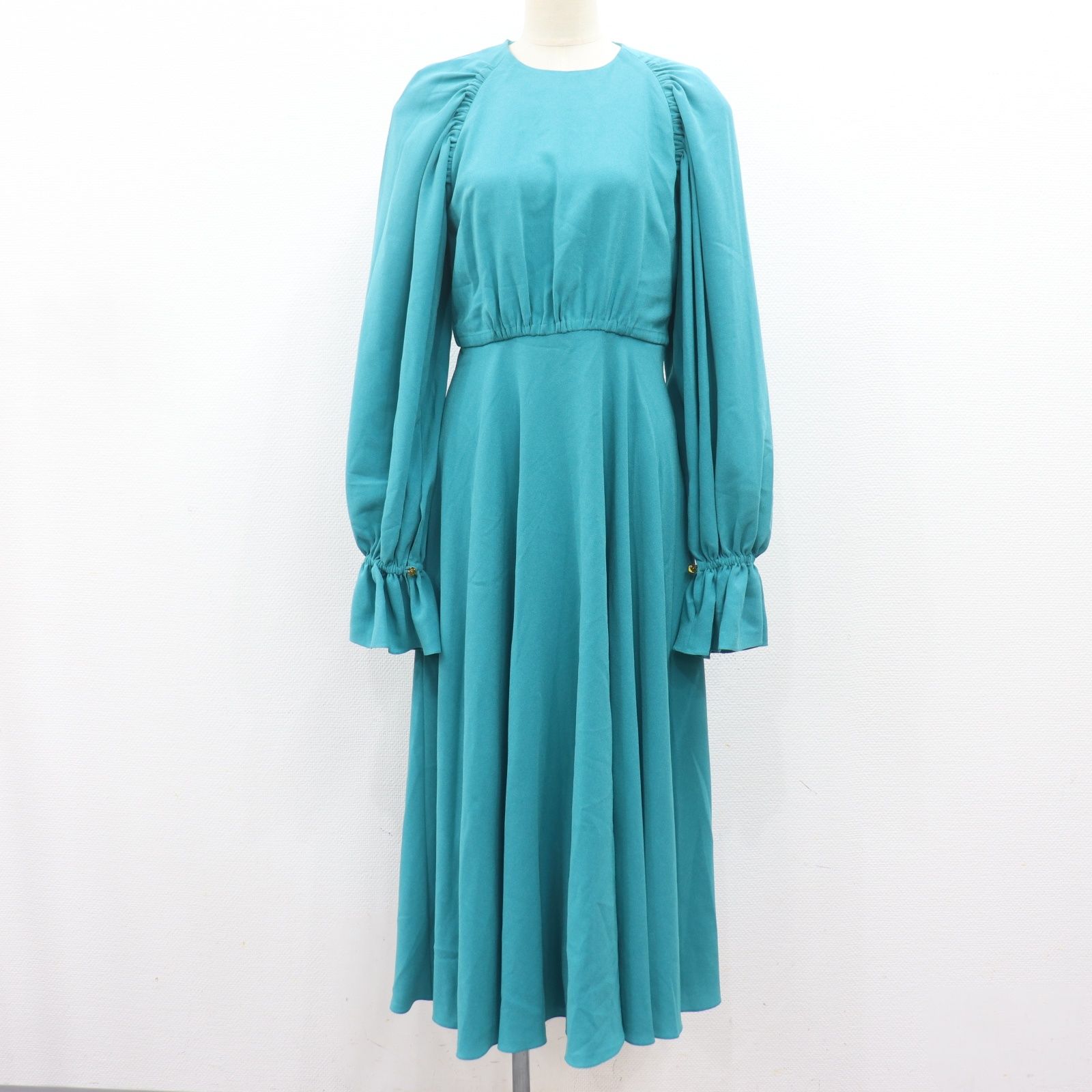 IT0SAAFI2T0O ROKSANDA ロクサンダ ワンピース 長袖 グリーン レディース サイズ 8 ロングワンピース ラグラン アセテート フ バックファスナー