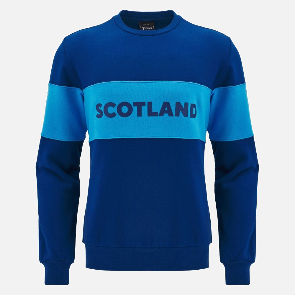 マクロン ラグビー スコットランド代表 2025 2025 レジャー スウェットシャツ 紺 ネイビー 青 ブルー 公式モデル 日本未発売