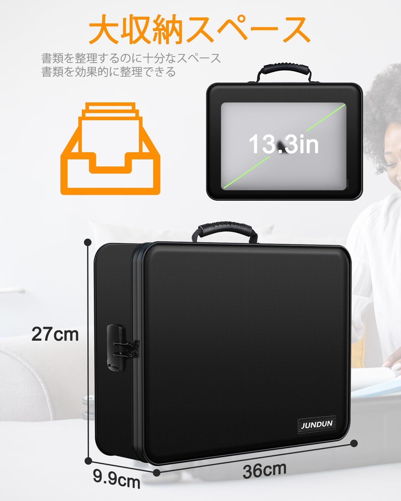 セキュリティボックス 耐火防水 耐火ボックス 金庫 耐火バッグ 鍵付き