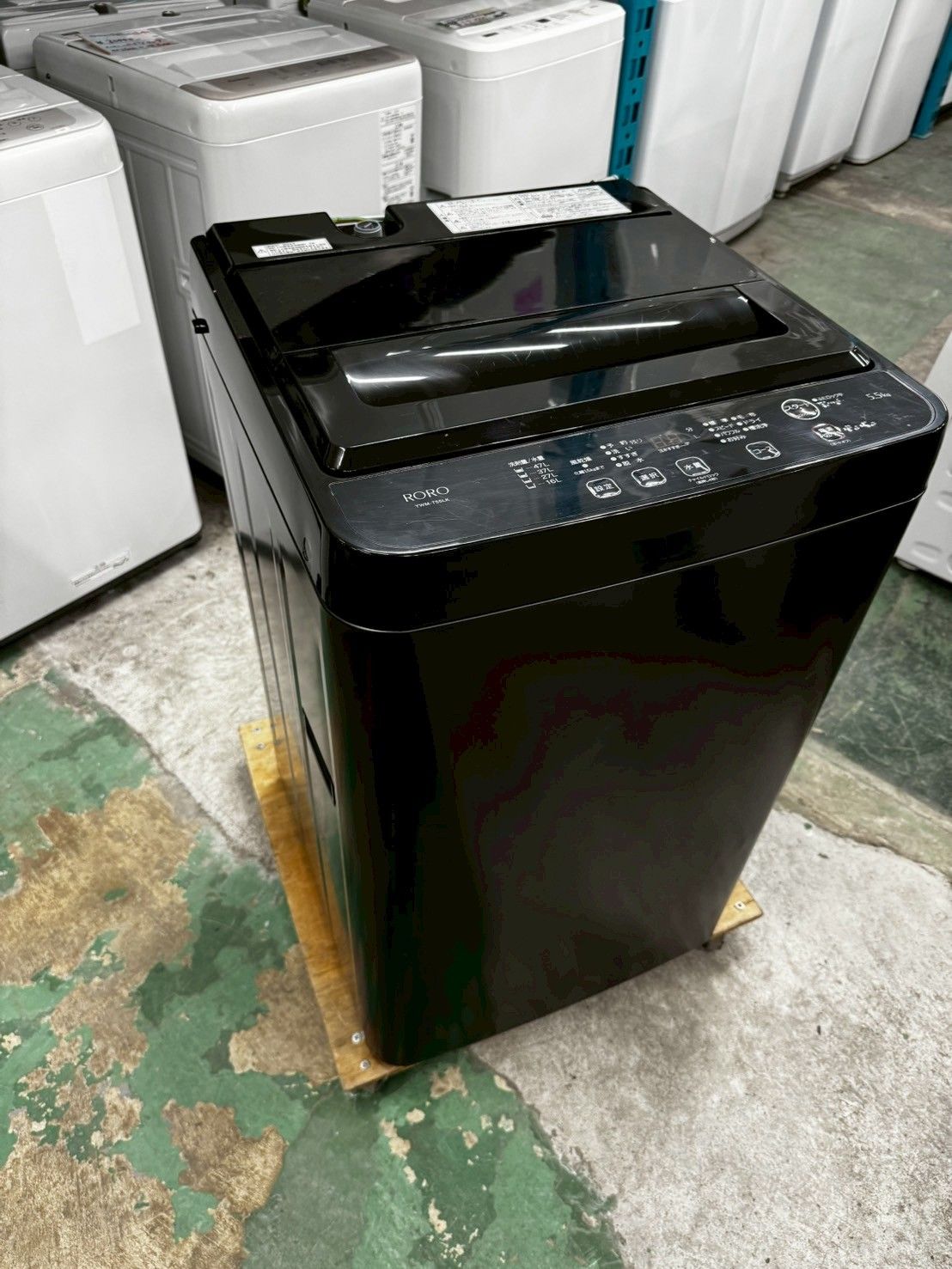 高年式 大阪 3か月保障付き 洗濯機 ヤマダ 5.5 kg YWM-T 55 LK IS-75