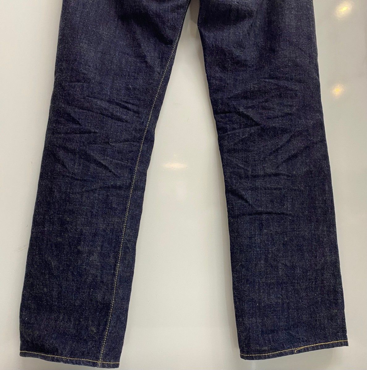 退色タブ デニム