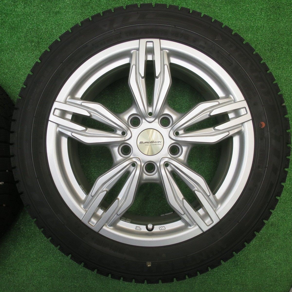 バリ溝 21年 キレイ 9 5分以上 BMW MINI 等 195 55 R 16 スタッドレス ダンロップ ウインターマックス 03 16インチ PCD 112 5 H ス