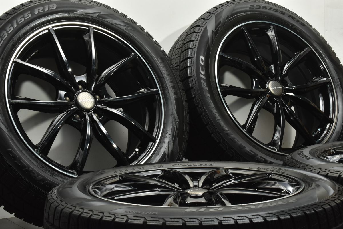 ユーロテック 19 in 8 J 50 PCD 108 ピレリ アイスアシンメトリコ 235 55 R ボルボ XC 60 90 スタッドレス 交換用