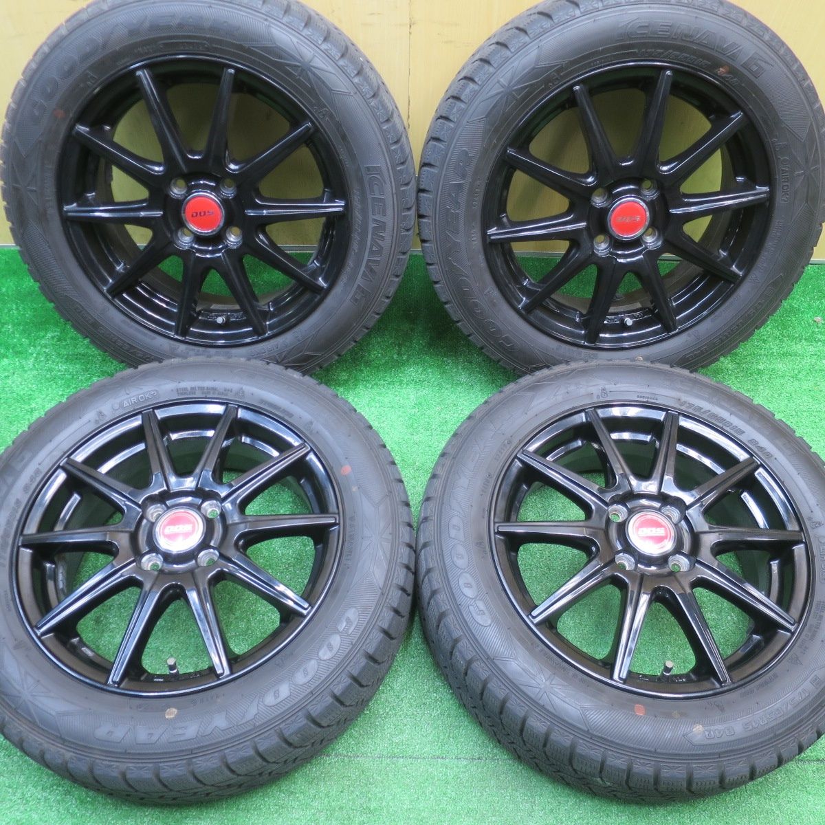 4本価格 スタッドレス 175 65 R 15 グッドイヤー アイスナビ6 D O S DOS 15インチ PCD 100 4 H ス