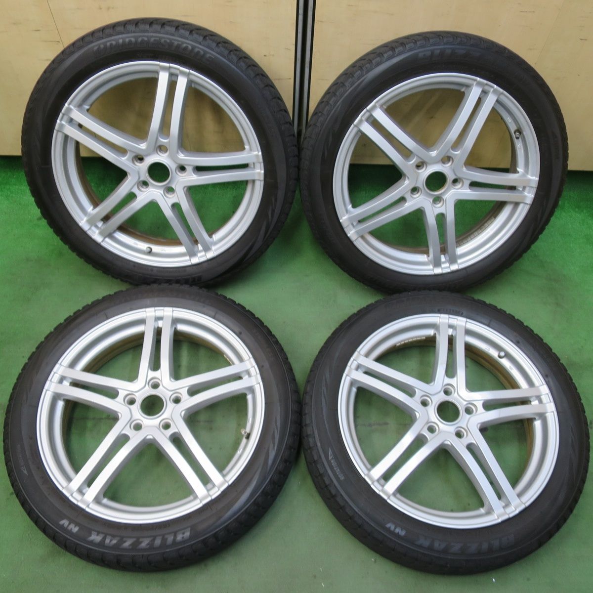 4本価格 BMW i 3 等 155 70 R 19 スタッドレス ブリヂストン ブリザック NV 社外 アルミ 19インチ PCD 112 5 H 5102703イス