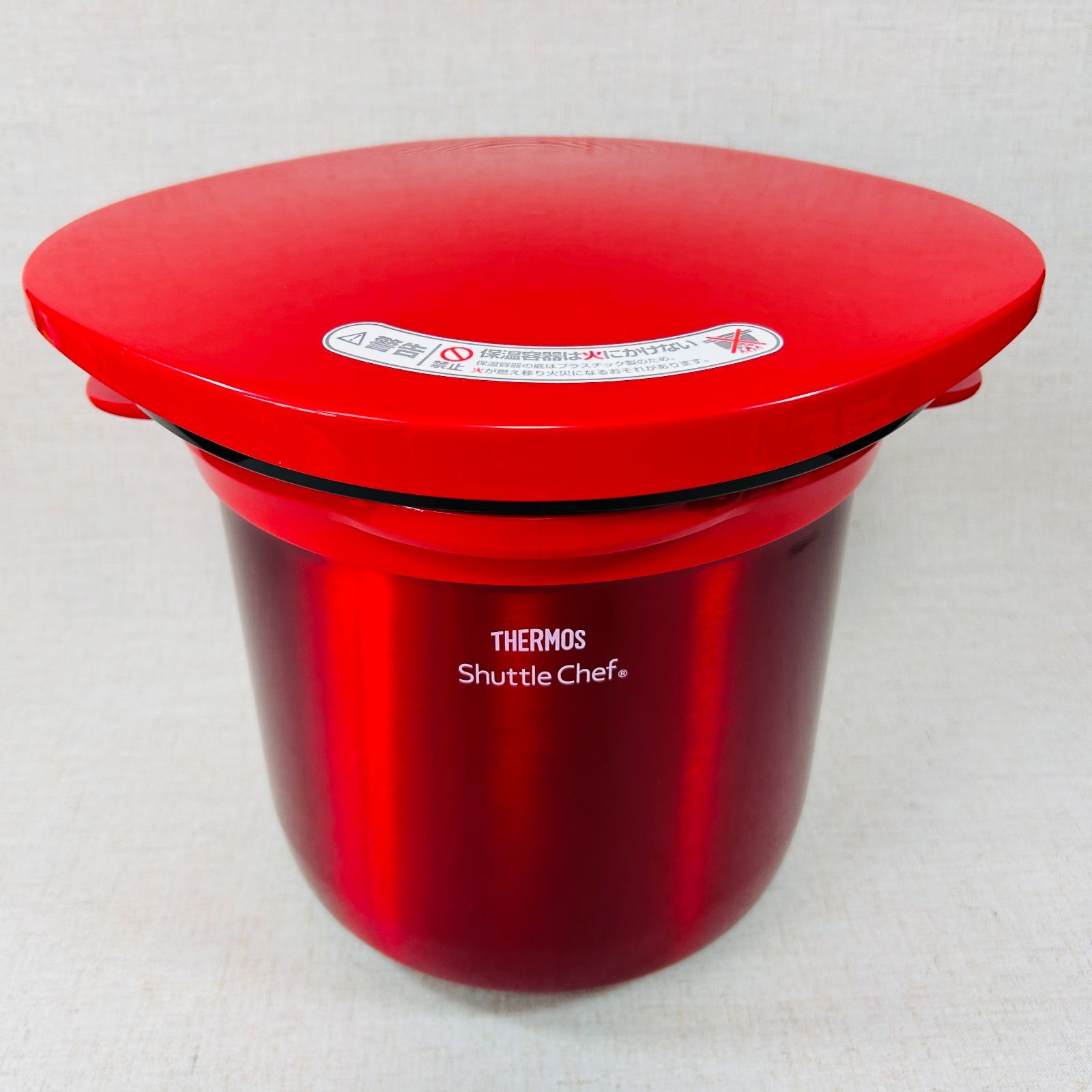 THERMOS サーモス 真空保温調理器 シャトルシェフ 4.5L KBK-4500 ピュアレッド PR
