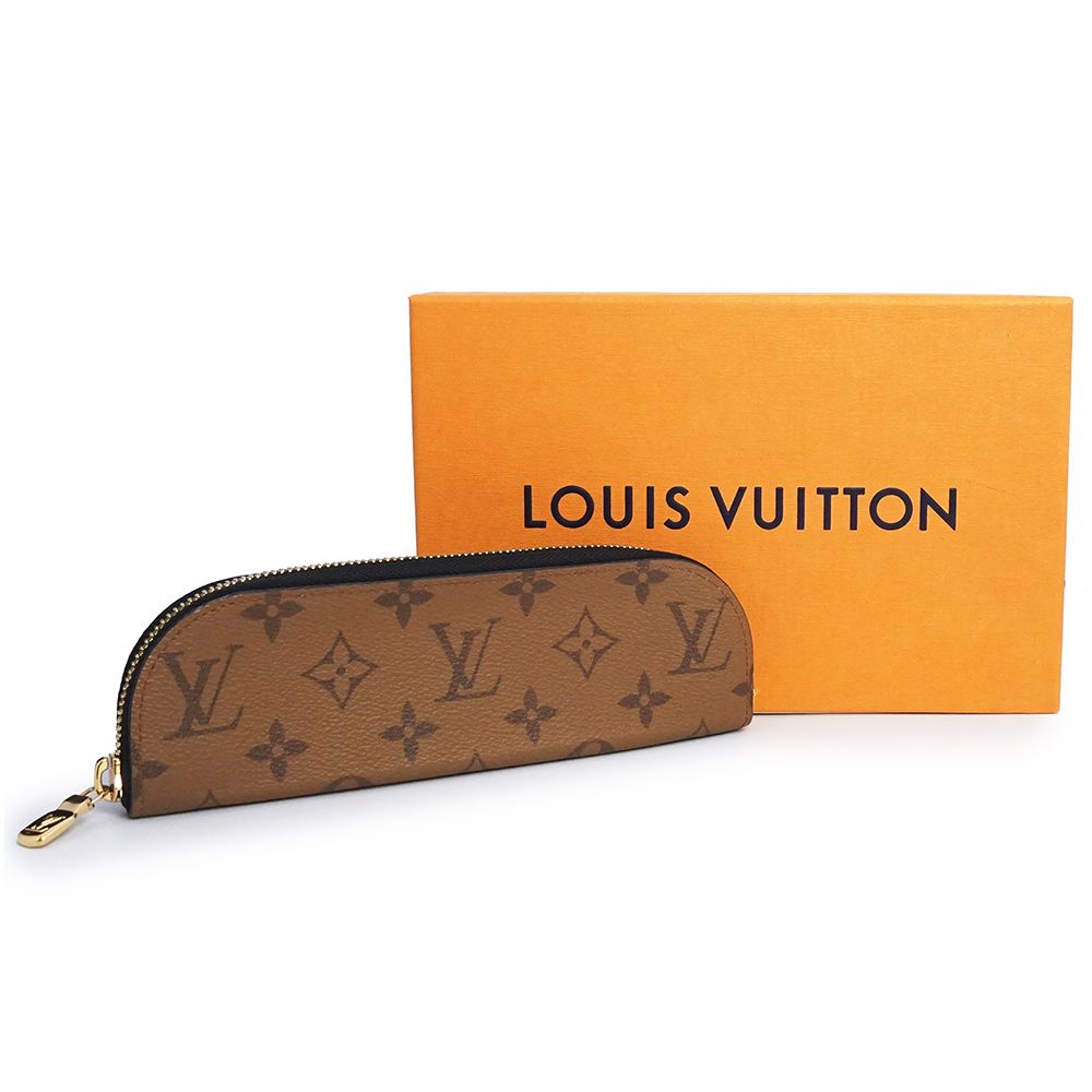 ルイ ヴィトン ペンシルポーチ シャーロット ペンケース モノグラムリバース ブラウン ブラック ゴールド金具 GI1165 LOUIS VUITTON