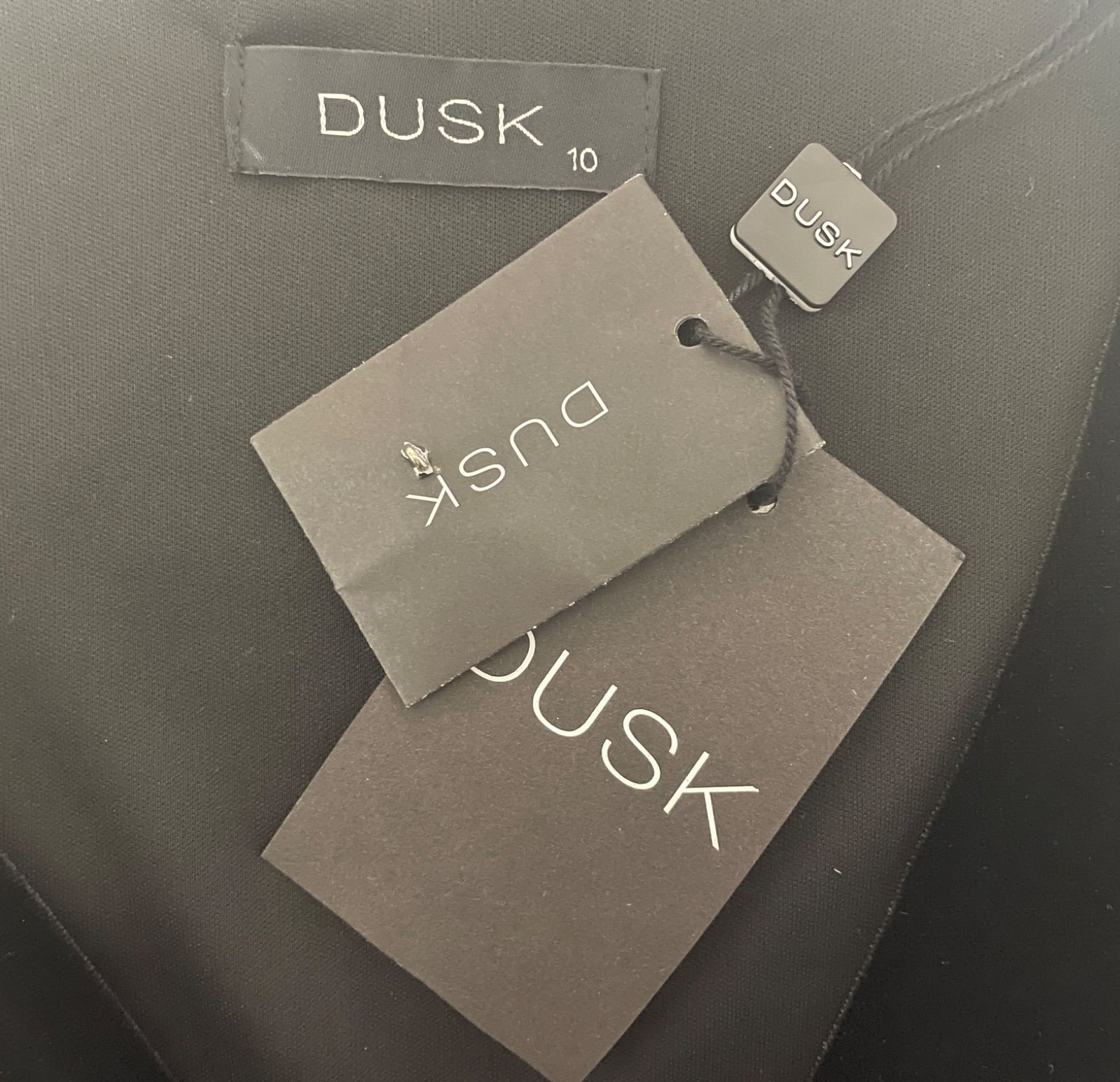 秋冬ブラックベルベットお洒落ボタンのロングフ