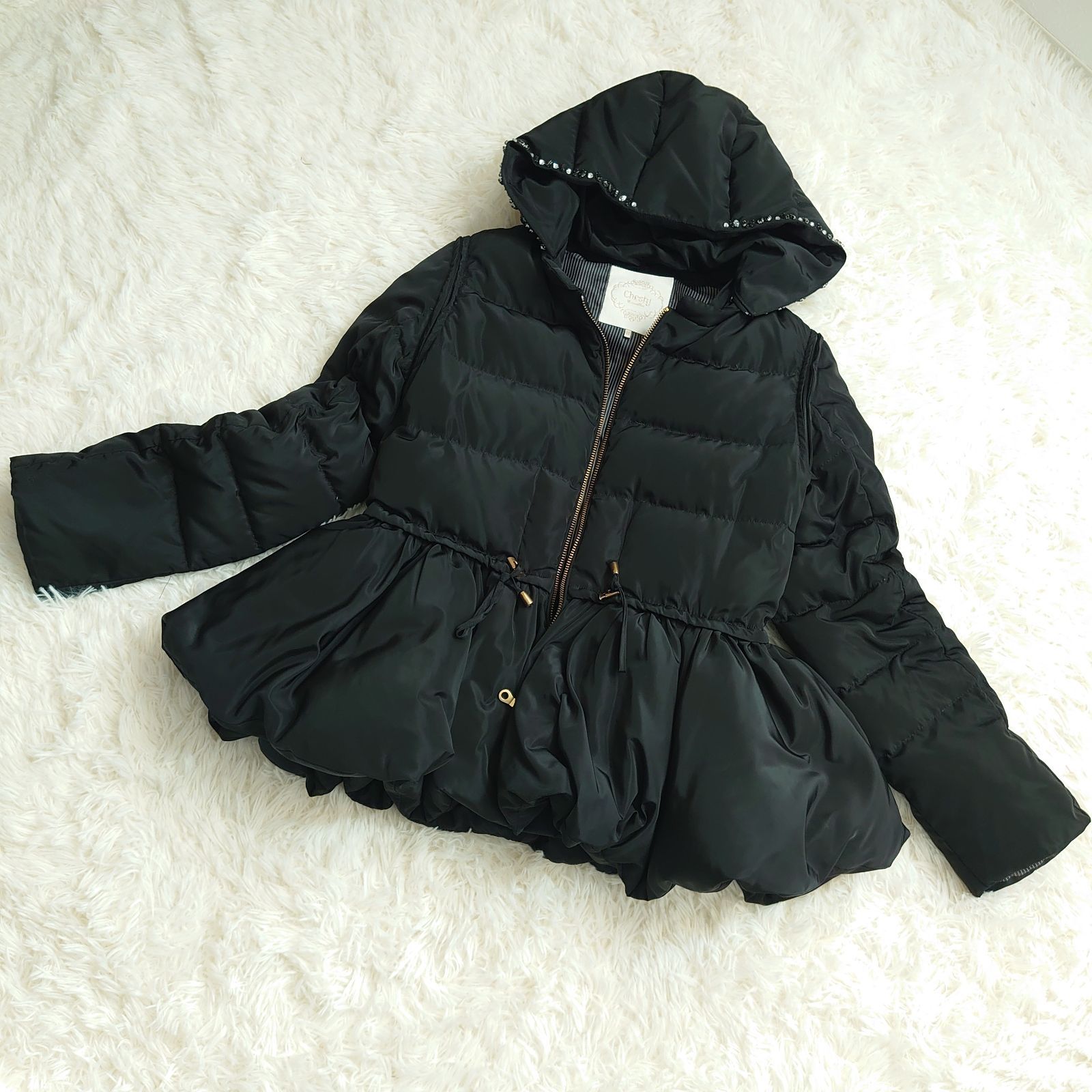 チェスティ 3way ペプラムビジューダウン めちゃくちゃ