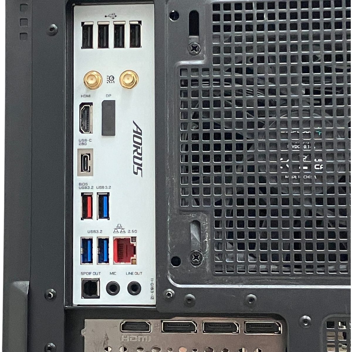  自作パソコン B 760 M AORUS ELITE AX デスクトップ パソコン i 9 13900 KF 32 GB SSD 1 TB RTX 4090 OS無 Windowsデスクトップ デスクトップPC