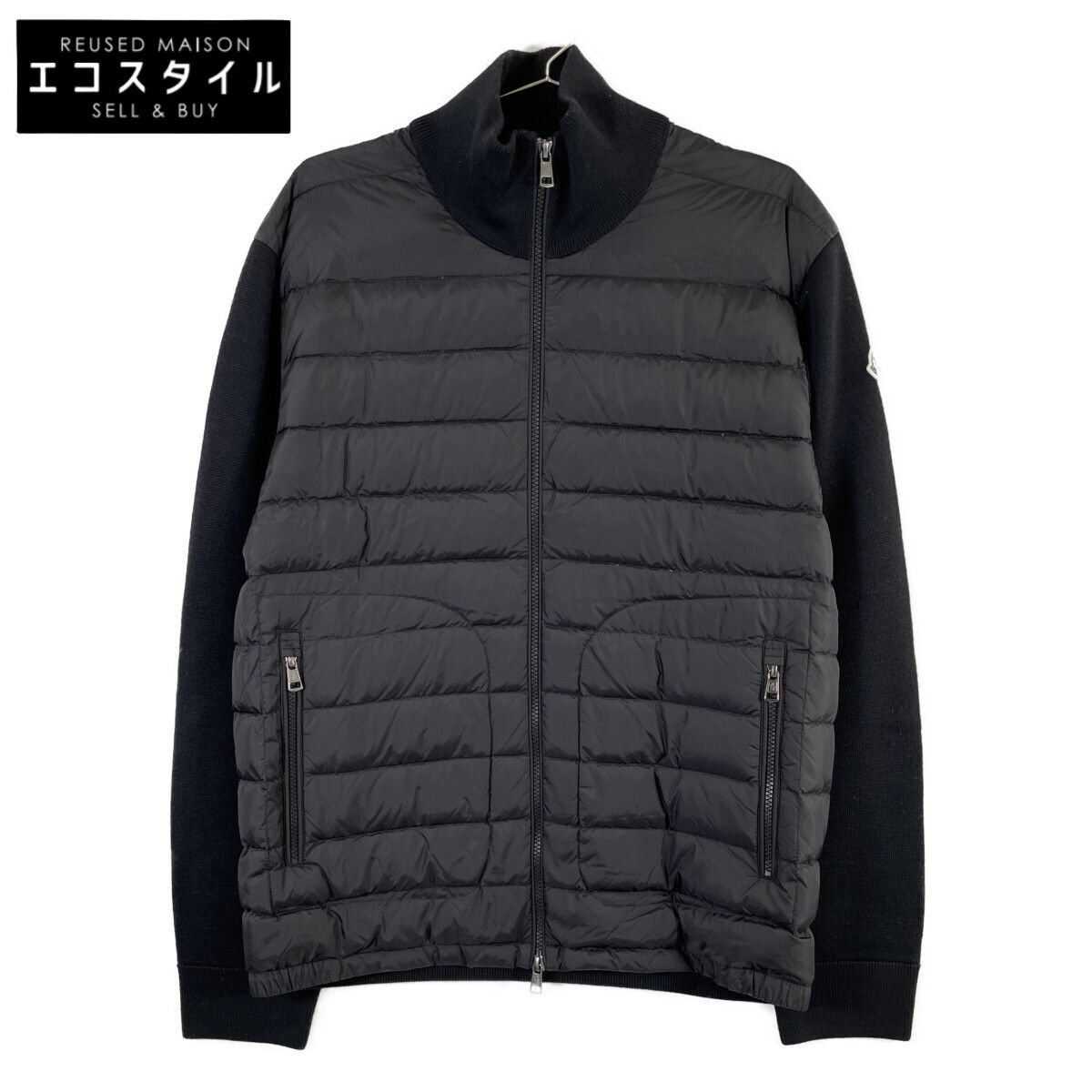 鑑定済・美品★モンクレール　CARDIGAN TRICOT ニット切り替えダウン 中古・古着通販】MONCLER (モンクレール) CARDIGAN TRICOT