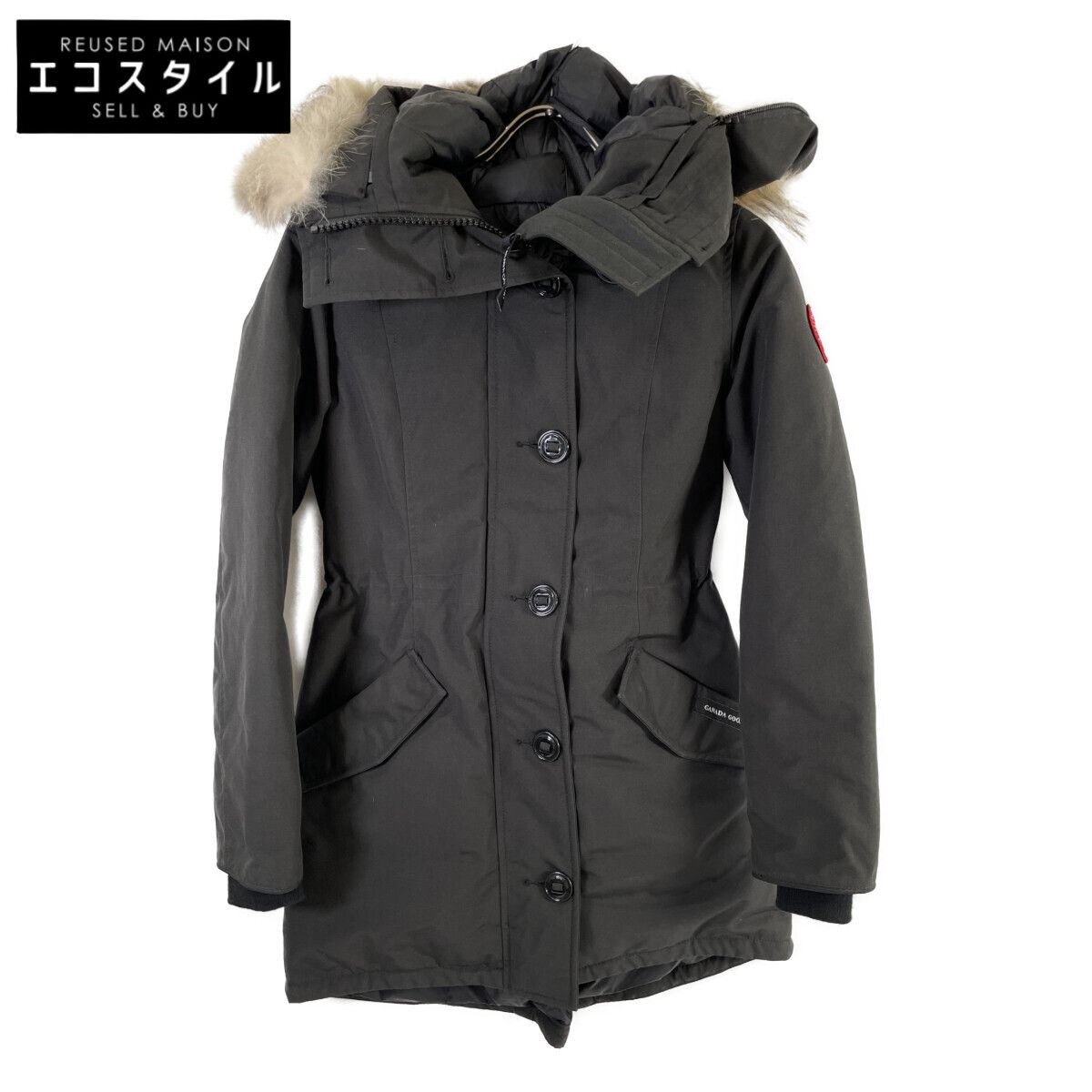 CANADA GOOSE カナダグース 2580LA ﾌﾞﾗｯｸ ROSSCLAIR PARKA ﾛｽｸﾚｱﾊﾟｰｶｰ