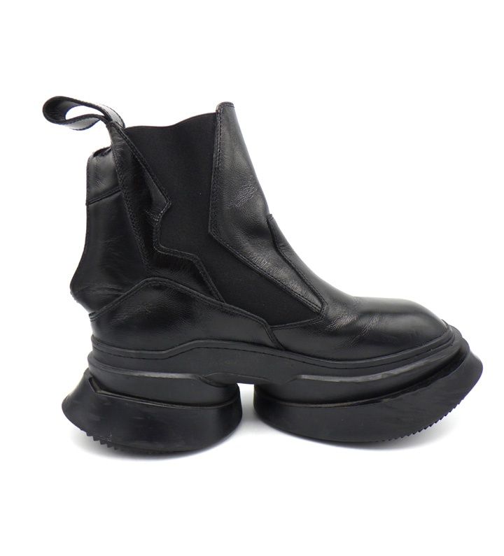 ユリウス JULIUS サイドゴア レザー 厚底 ブーツ 45185