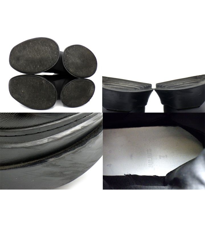 ユリウス JULIUS サイドゴア レザー 厚底 ブーツ 45185 その他 ブーツ 革靴 靴