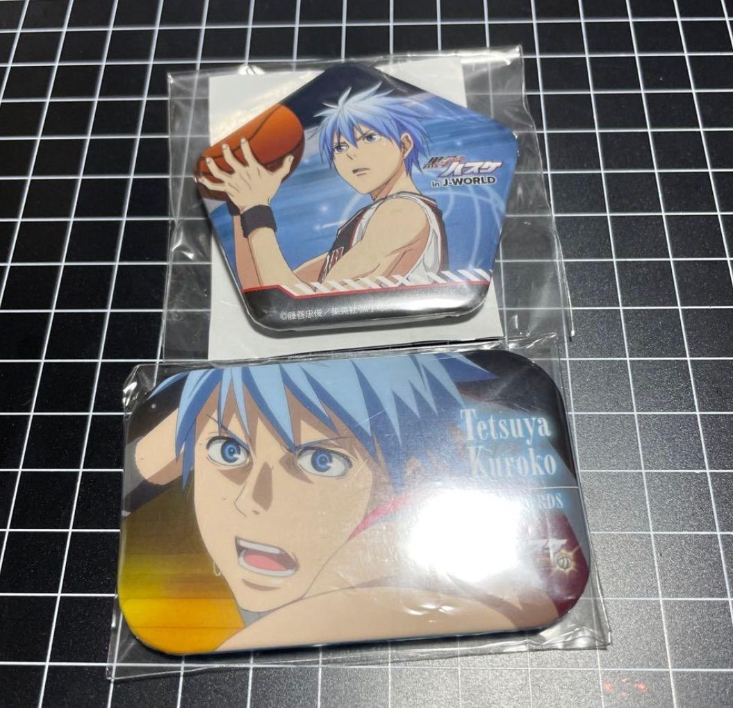 黒子のバスケ 黒子テツヤ 缶バッジ 六角 まるかく 黒子のバスケ 黒子テツヤ 缶バッジ 六角 まるかく - メルカリ