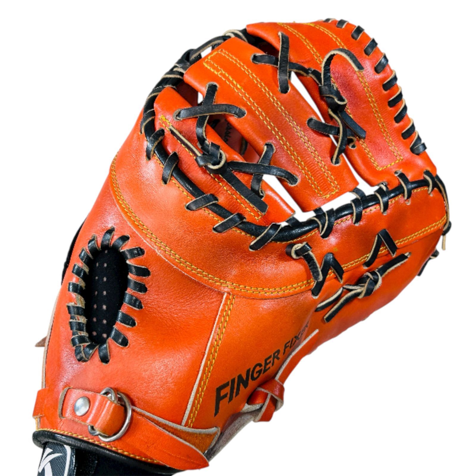 ZETT 一般軟式用 ESTEEMA Ⅱ ファーストミット BRF 303 右投げ 野球 FINGER FIXER DYNA 旧ラベル