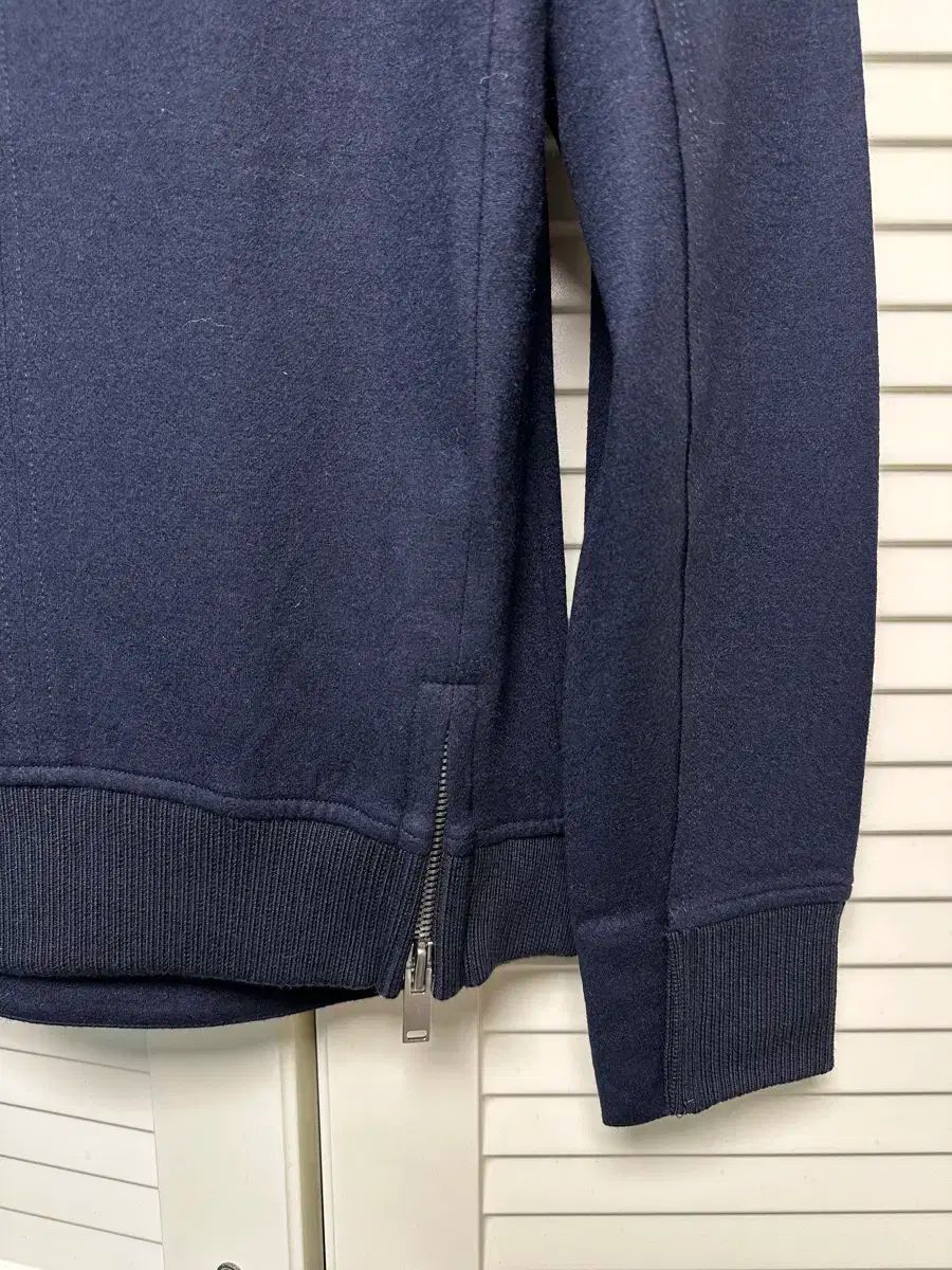 TIME HOMME バイカー ウール スウェット ネイビー KARIMZIABAT_FR