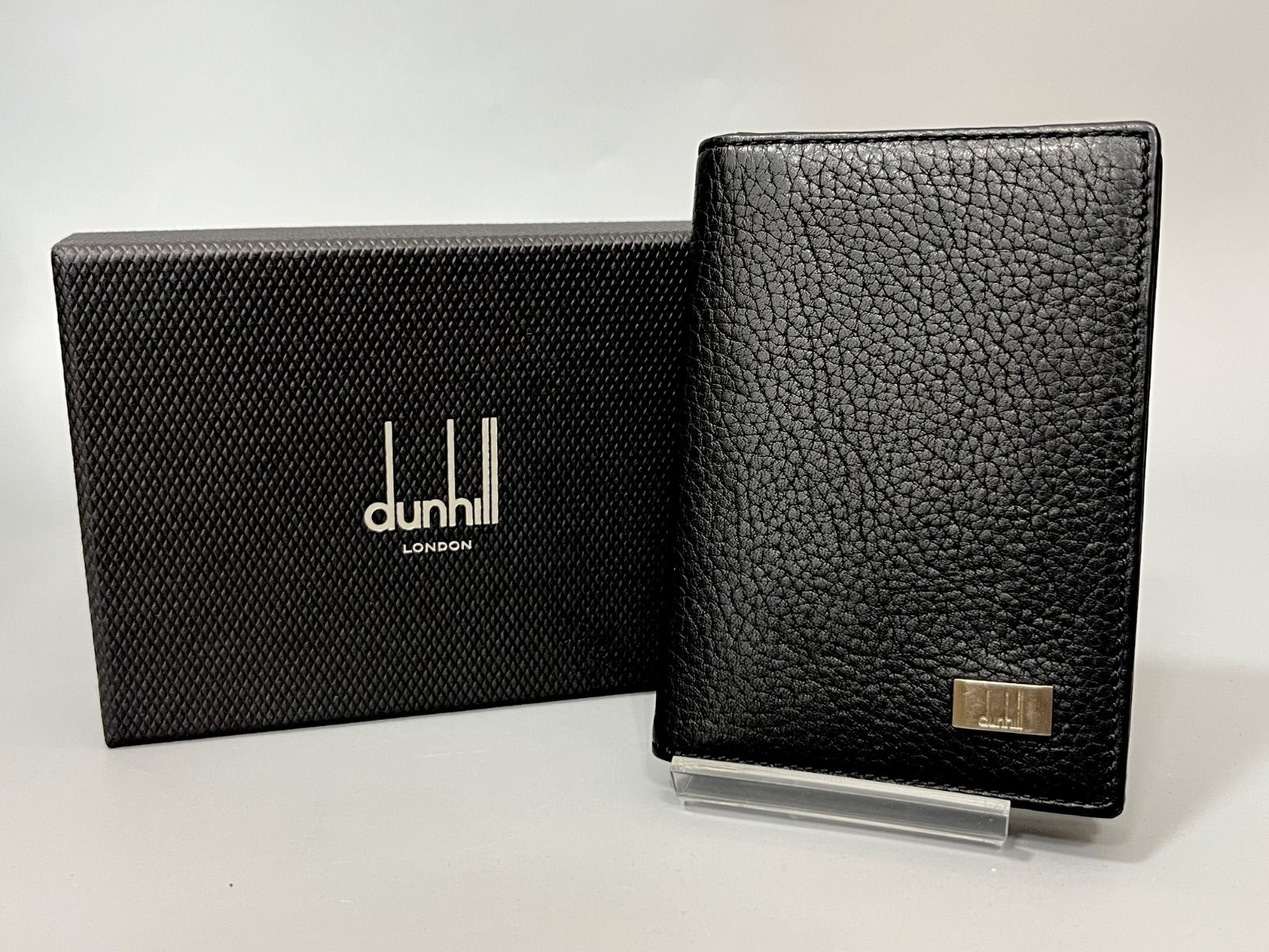 ダンヒル カードケース DUNHILL Avorities Leather アボリティーズ レザー 名刺入れ ブラック