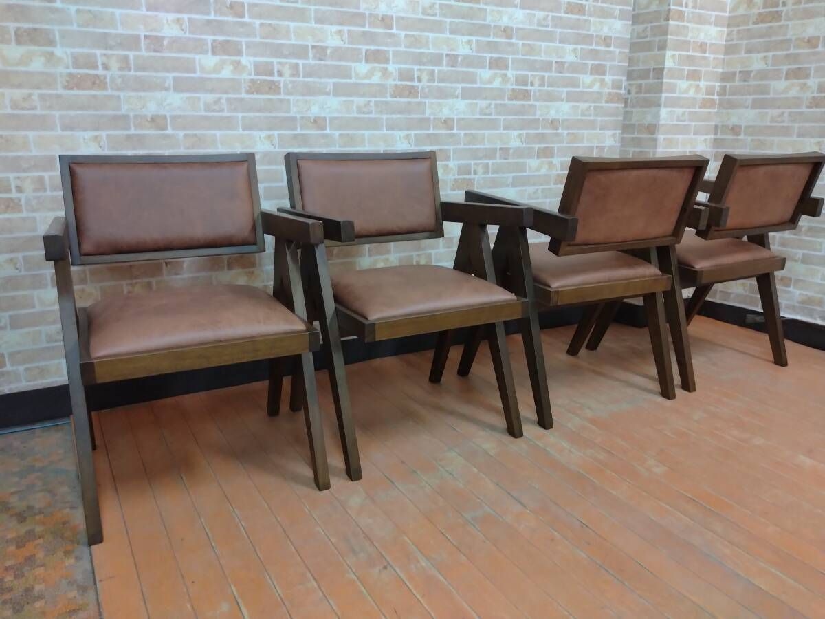 一部地域除く ダイニングチェア4脚セット モーゲン 肘付き 品