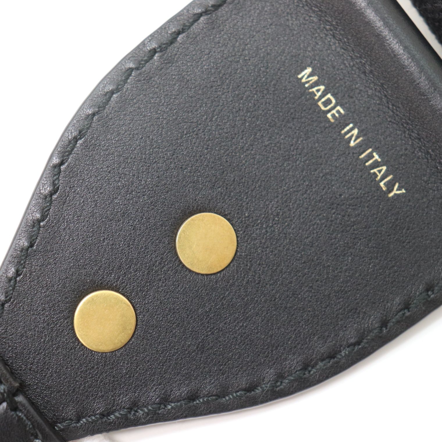 ITFAW3JNX3FI Dior ディオール エンブロイダリー ショルダーストラップ バッグ ブラック アンティークゴールドトーン DECORATOM_COM_BR