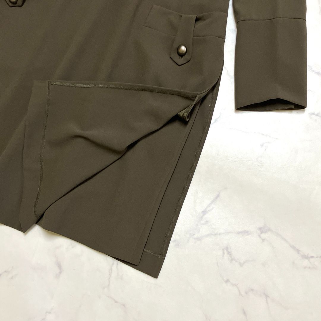 飾りボタンカーキ 36