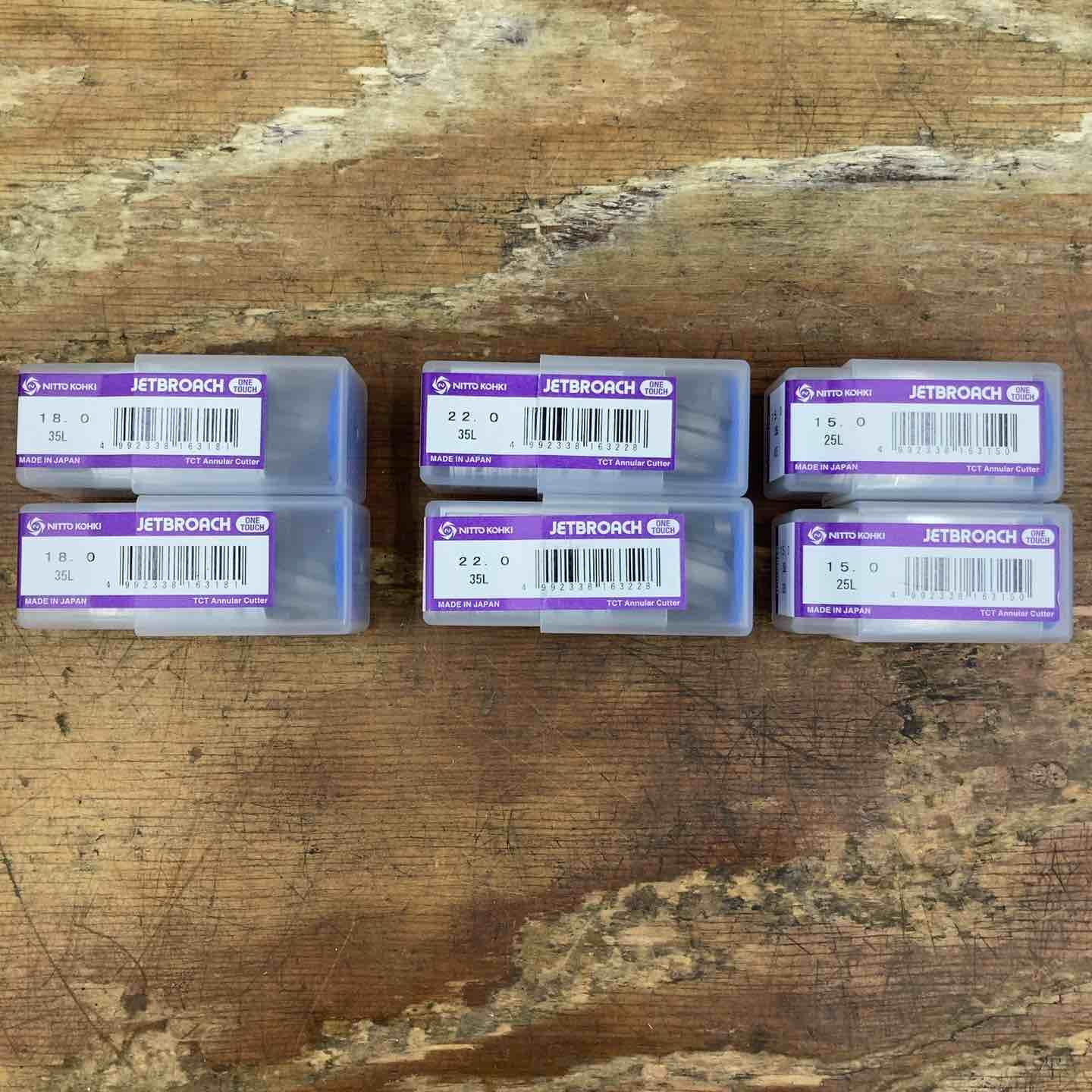日東工器 ジェットブローチ 15. L 18. 22. 各 ずつ 6点セット 柏店