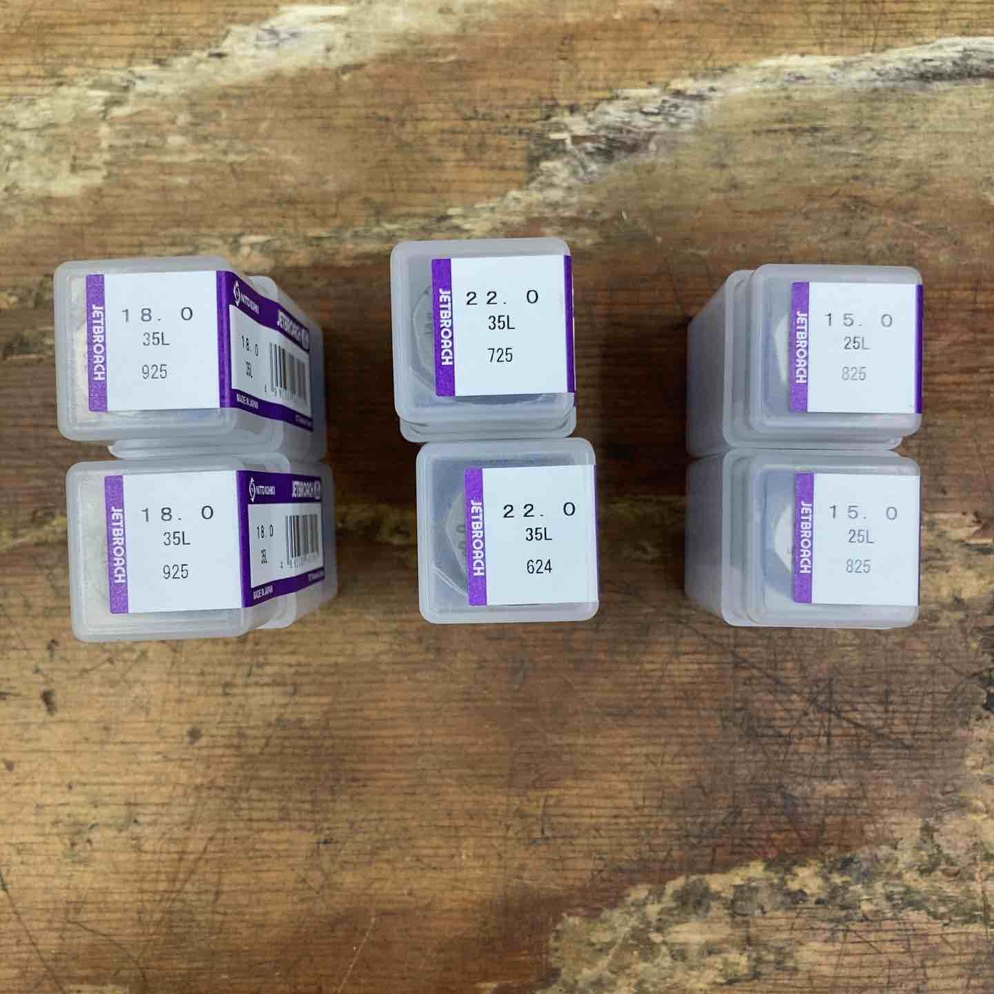 日東工器 ジェットブローチ 15.0×25L 18.0×35L 22.0×35L 各2個ずつ 6点セット 柏店