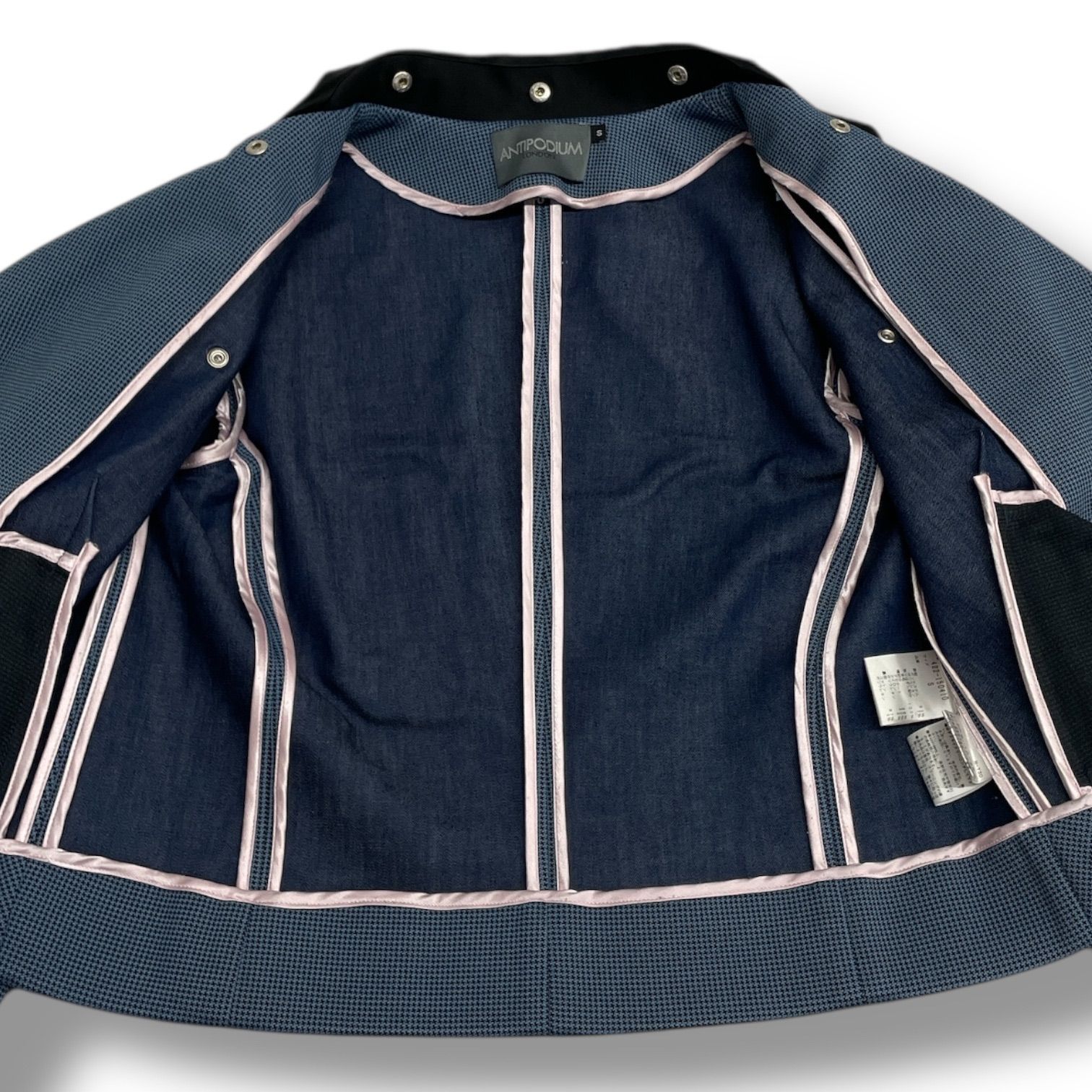 ライダースジャケット 袖口ジップアップ