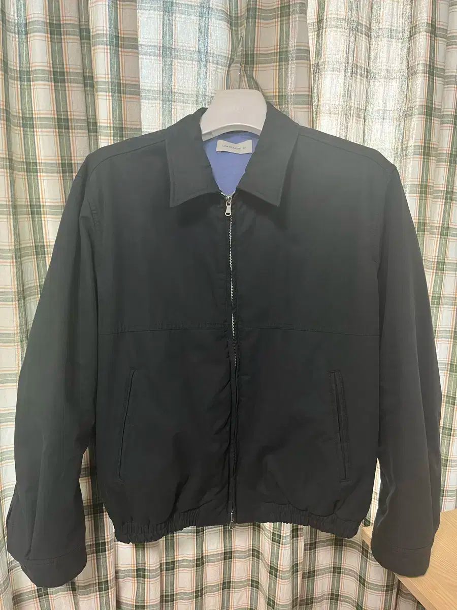 LOW CLASSIC ウォッシュド コットン ジャケット_ネイビー