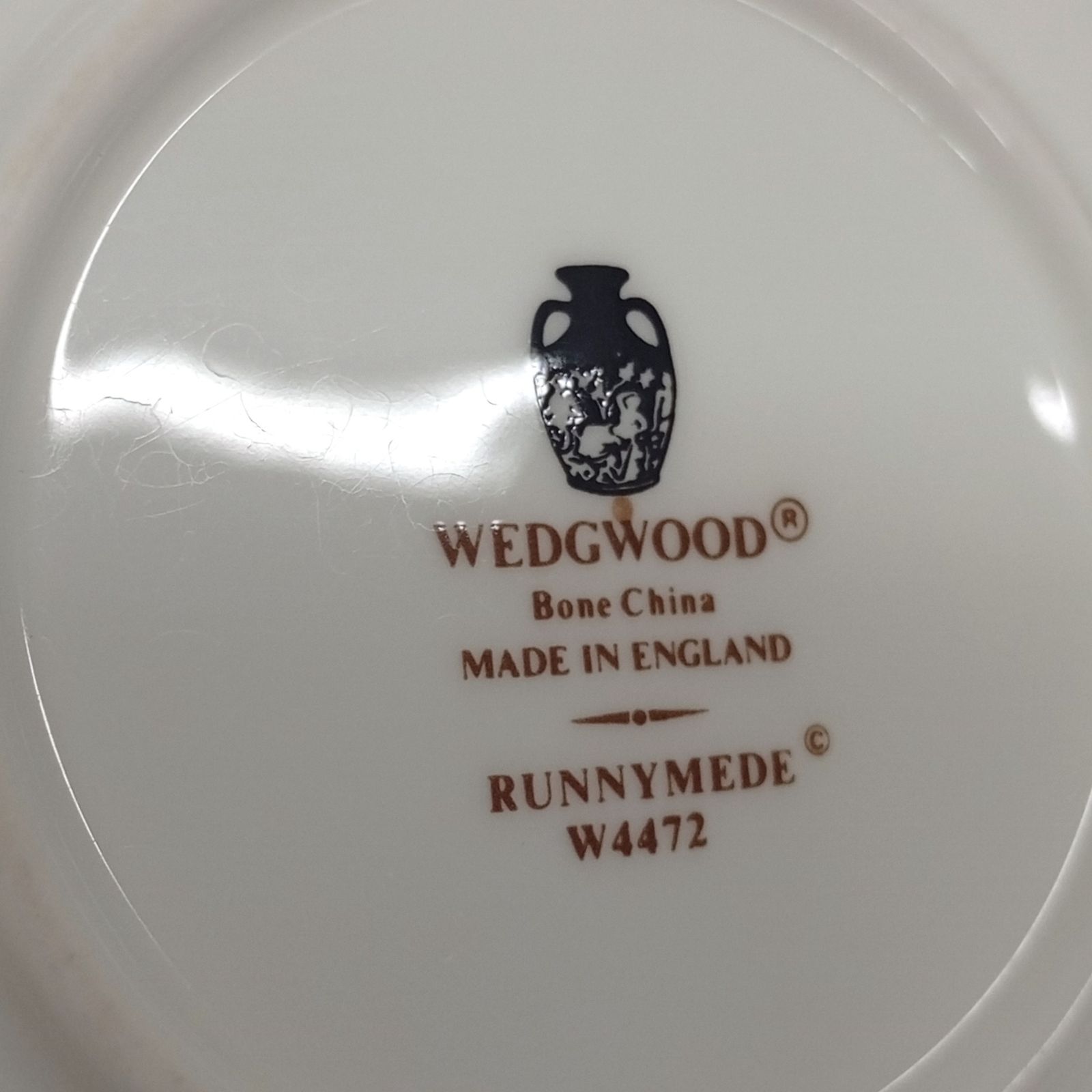  ウェッジウッド RUNNY MEDE フラワー ティーカップ-ソーサー 2客セット ペア カップ JA-2 ティーカップ ソーサー コーヒー ティーカップ