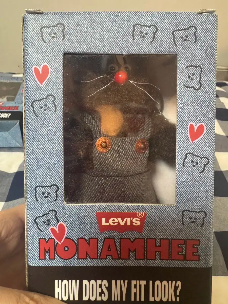 リーバイス モナムヒ 会青 グレー キーホルダー