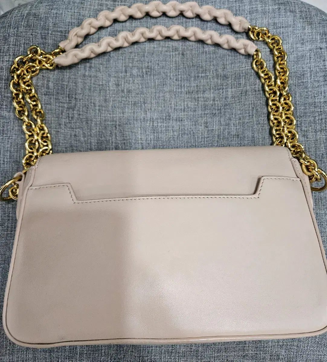 トムフォード チェーン ショルダーバッグ ベージュ ゴールド