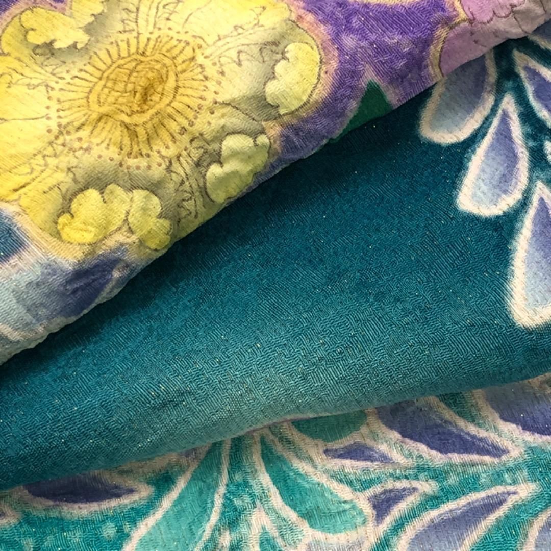 美しい辻が花絞り 金通し