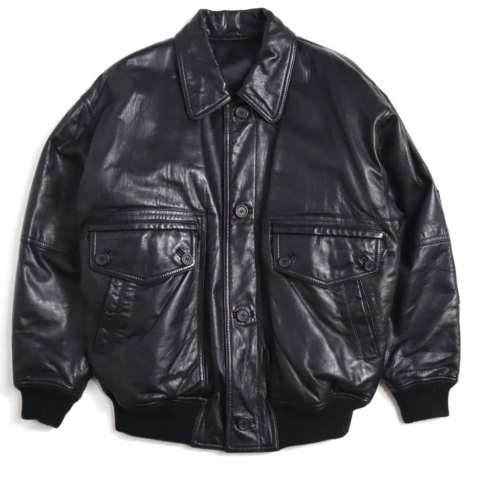 Vintage 80s 90s ヴィンテージ 羊革 ラムレザー シープスキン G1