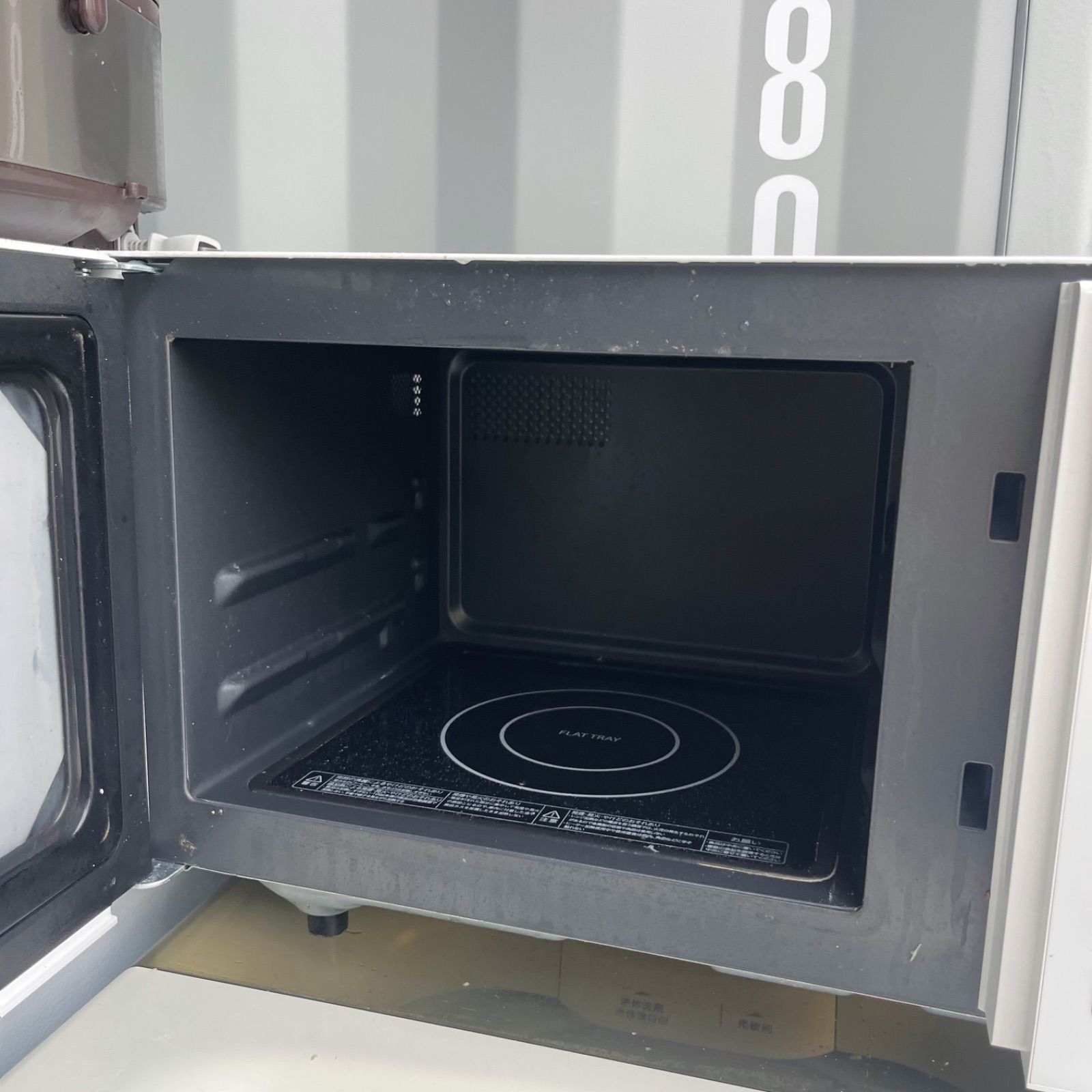 ホワイトガラスドア冷蔵庫洗濯機オーブンレンジ炊飯器