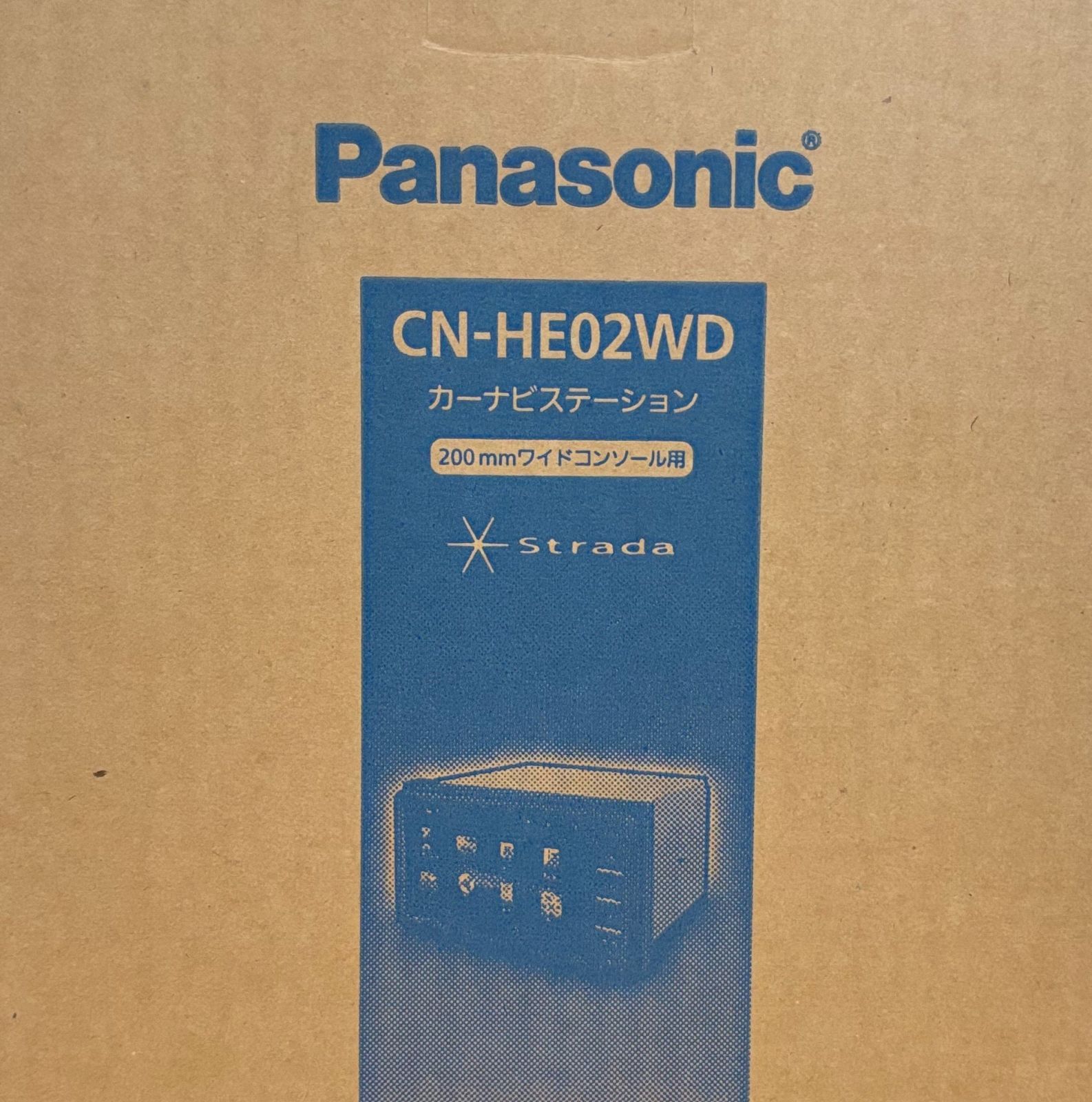 パナソニック カーナビ ストラーダ Panasonic CN-HE02WD 7型 200mm ワイドHD画質 地デジ DVD CD SD Bluetooth 車 ナビ S01