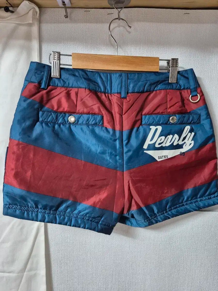 PEARLY GATES パーリーゲイツ ショートパンツ ブルー レッド 1