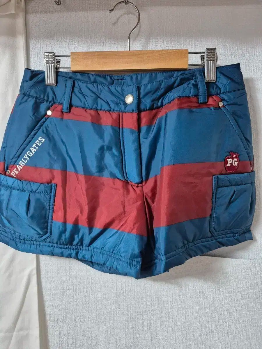 PEARLY GATES パーリーゲイツ ショートパンツ ブルー レッド 1