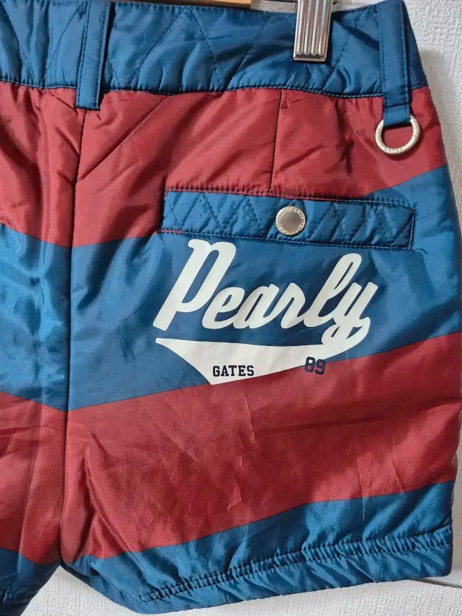 PEARLY GATES パーリーゲイツ ショートパンツ ブルー レッド 1 LLC-HASEGAWATOSO_COM