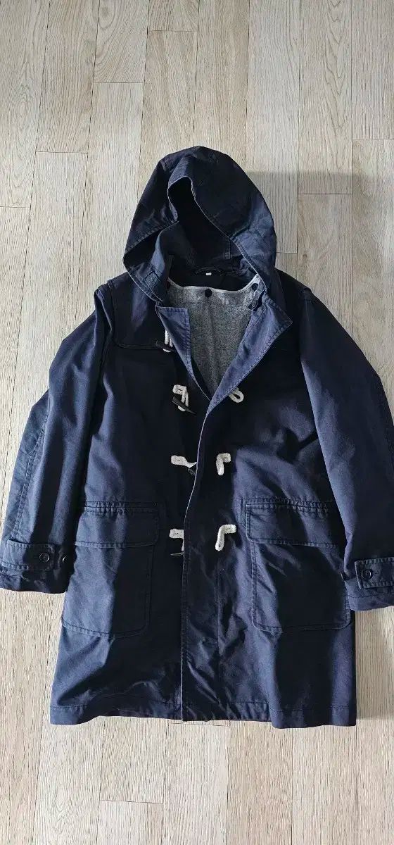 無印 labo コットン ダッフルコート L ライナーあり