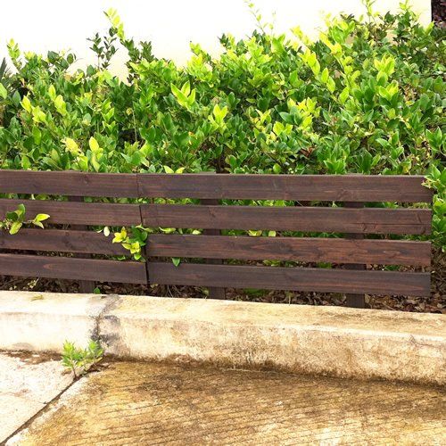  ガーデンガーデン 天然木製 花壇フェンス ボーダーフェンス スティック レギュラーサイズ セット ダークブラウン 幅80 cm×高さ49 cm JSBF-8049-4 P-DBR 8 d 055 b 21 その他 キッチン 食器