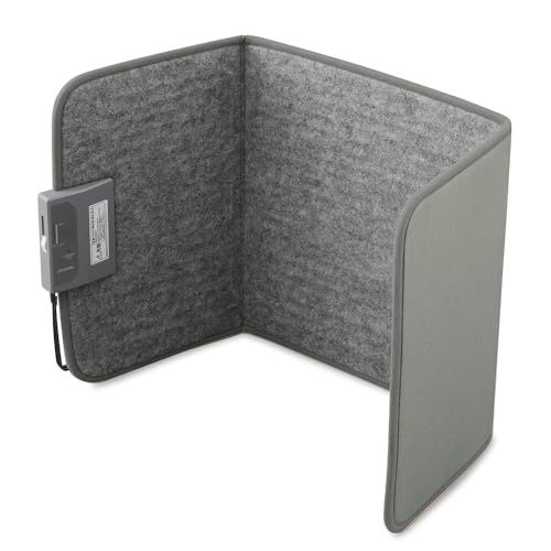 アイリスオーヤマ パネルヒーター 足元ヒーター デスク 5段階温度調節 折り畳み 省エネ オフィス 冷え対策 自動切りタイマー 高温センサー付き デスクパネルヒーター デスク下 机下 幅45x奥行30x高さ48cm APH-16B-H モスグ afd2aafd