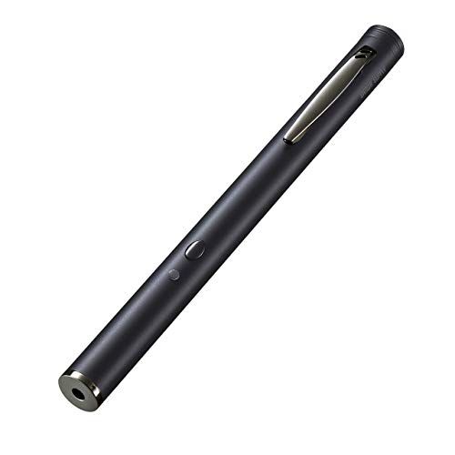 サンワダイレクト レーザーポインター 緑 電池式 ペン型 照射距離200ｍ クリップ付 PSC認証 200 LPP 042 1 e 00 ac 32