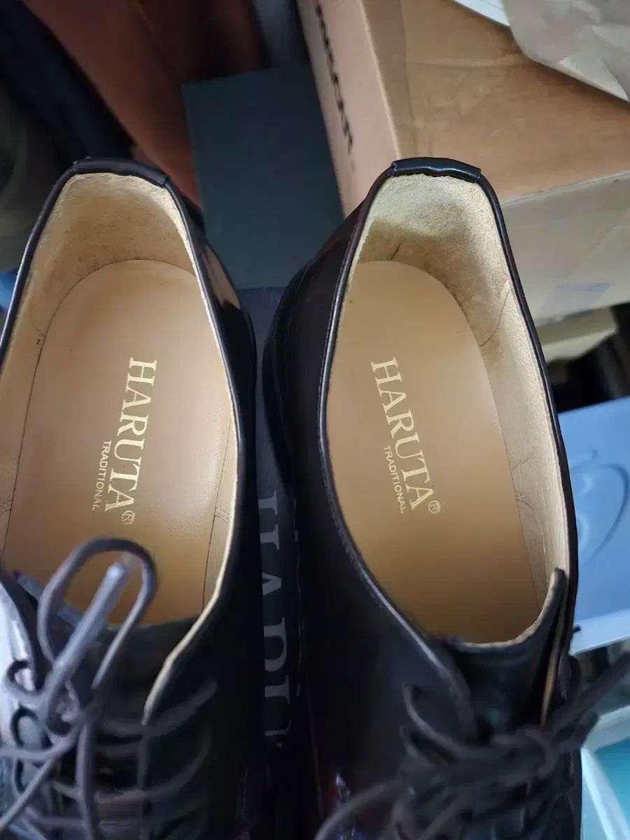 ダービーシューズ ブラウン