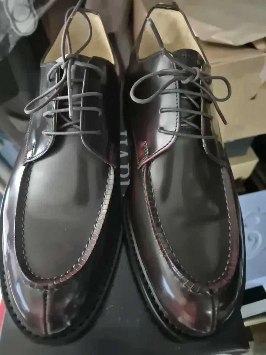 HARUTA ハルタ hs-718 Uチップ ダービーシューズ ブラウン 275